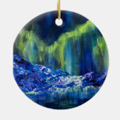Alaskan Glacial Reflections Keramik Ornament (Hinten)
