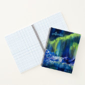 Alaskan Glacial Reflections Spiralnotebook 8.5x11 Notizblock (Innenseite)