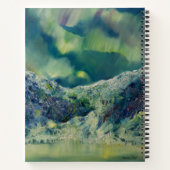 Alaskan Glacial Reflections Spiralnotebook 8.5x11 Notizblock (Rückseite)