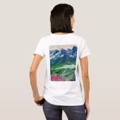 Alaskan Glacial Reflections T-Shirt (Schwarz voll)