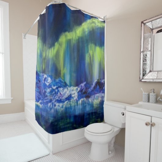 Alaskan Glacier Duschvorhang (Beispiel)