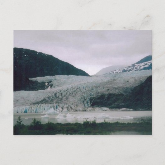 Alaskan Glacier Postkarte (Vorderseite)