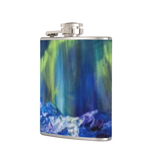 Alaskan Glacier Reflections Flask Flachmann (Links)