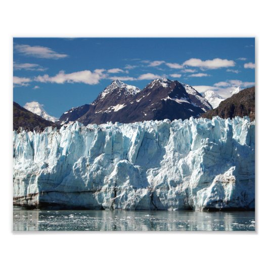 Alaskan Glacier von Prince William Sound Fotodruck (Vorne)