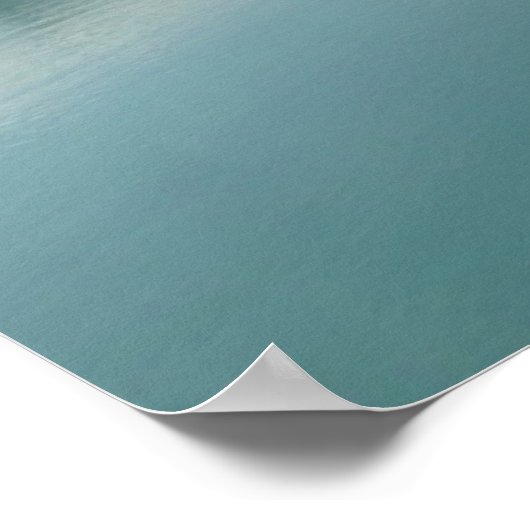 Alaskan Glaciers w/ Scripture verse of God's Barmh Poster (Ecke)