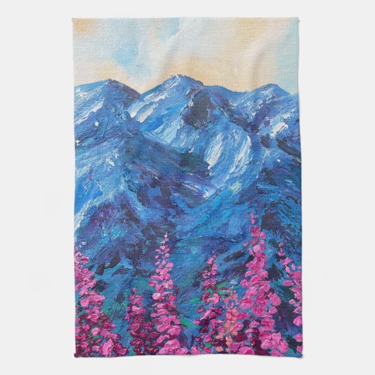 Alaskan Glorious Fireweed Küchentücher (Vertikal)