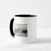 Alaskan Gold Mining Operation Sluice Box Tasse (Vorderseite Links)