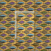 Alaskan halibut sungold stoff (Kachel)