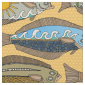 Alaskan halibut sungold stoff (Nahaufnahme)