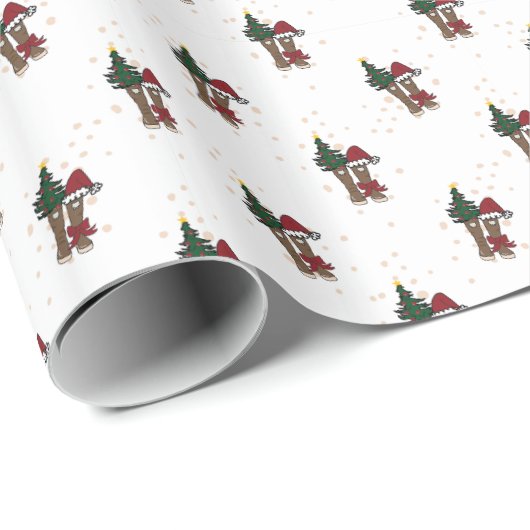 Alaskan Holiday Boots - weiß Geschenkpapier (Rolleneckpunkt)