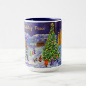 Alaskan Holiday Peace Tasse (Zentrum)