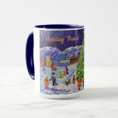 Alaskan Holiday Peace Tasse (Vorderseite Links)