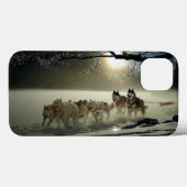 Alaskan Husky Dog Sled Race Case-Mate iPhone Hülle (Rückseite (Horizontal))