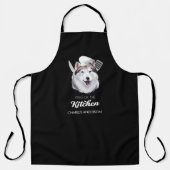 Alaskan husky King of the Kitchen Cooking Dog Koch Schürze (Vorderseite)