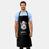 Alaskan husky King of the Kitchen Cooking Dog Koch Schürze (Getragen)