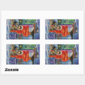 Alaskan Husky Kisses Aufkleber (Blatt)