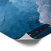 Alaskan Ice Berg Malerei Poster (Ecke)