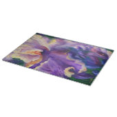 Alaskan Iridescent Iris Cutting Board Schneidebrett (Ecke)