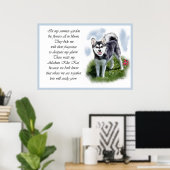 Alaskan Klee Kai Art Poster (Heimbüro)