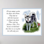Alaskan Klee Kai Art Poster (Vorne)