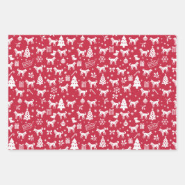 Alaskan Klee Kai Christmas Geschenkpapier Set