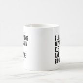 Alaskan Klee Kai Dog Eigentümer Funny Fishing Love Kaffeetasse (Mittel)