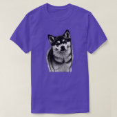 Alaskan Klee Kai Dog T-Shirt (Design vorne)