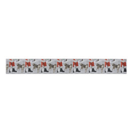 Alaskan Klee Kai Glauben Weihnachtsfeiern Ripsband