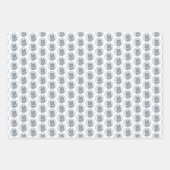 Alaskan Klee Kai Painting - Niedliche Original Dog Geschenkpapier Set (Vorderseite 2)