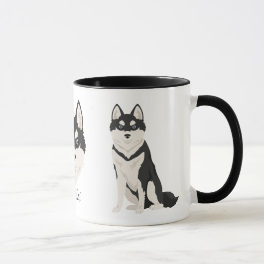 Alaskan Klee Kai Tasse (Rechts)