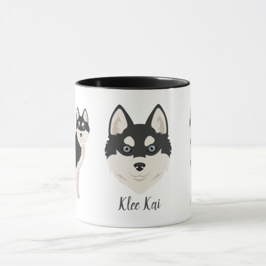 Alaskan Klee Kai Tasse (Zentrum)
