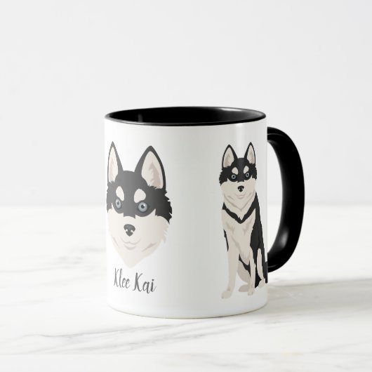 Alaskan Klee Kai Tasse (VorderseiteRechts)