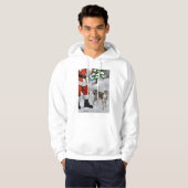 Alaskan Klee Kai Weihnachtsgeschenken Hoodie (Vorne ganz)