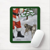 Alaskan Klee Kai Weihnachtsgeschenken Mousepad (Mit Mouse)