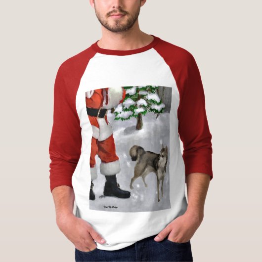 Alaskan Klee Kai Weihnachtsgeschenken T-Shirt (Vorderseite)