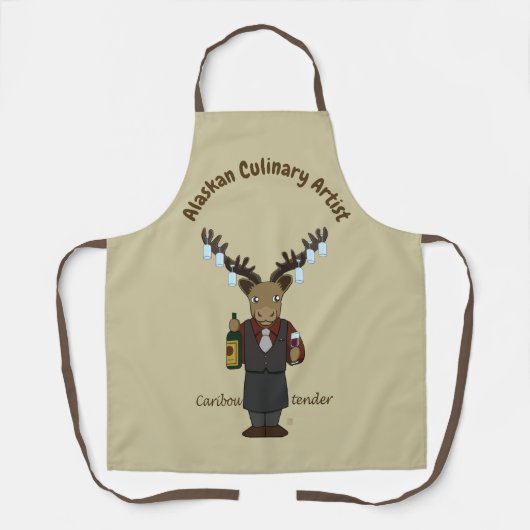Alaskan Kulinarische Künste Schürze Caliboutender (Vorderseite)