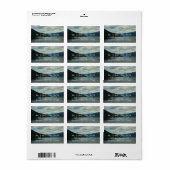 Alaskan Küste II Schöne Naturfotografie Adressaufkleber (Vorne)