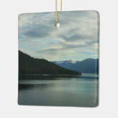 Alaskan Küste II Schöne Naturfotografie Keramikornament (Links)