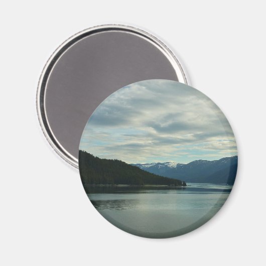 Alaskan Küste II Schöne Naturfotografie Magnet (Vorderseite/Rückseite)