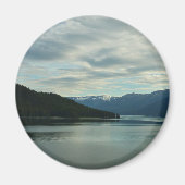 Alaskan Küste II Schöne Naturfotografie Magnet (Vorne)