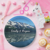 Alaskan Küste Schöne Naturfotografie Pappteller (Party)