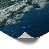 Alaskan Küste Schöne Naturfotografie Poster (Ecke)