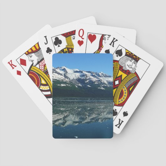 Alaskan Küste Schöne Naturfotografie Spielkarten (Rückseite)