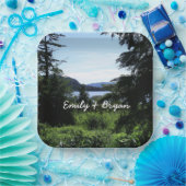 Alaskan Landschaft Schöne Alaska Fotografie Pappteller (Party)