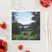 Alaskan Landschaft Schöne Alaska Fotografie Serviette (Beispiel)