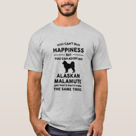 Alaskan Malamute Adoption Glück T-Shirt