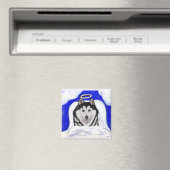 Alaskan Malamute Angel Magnet (In Situ (Geschirrspüler))