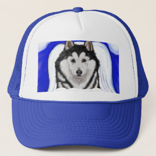Alaskan Malamute Angel Truckerkappe