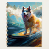 Alaskan Malamute Beach Surfmalerei Planer (Vorderseite)