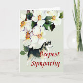 Alaskan Malamute Beileid oder Pet Loss Karte (Vorderseite)